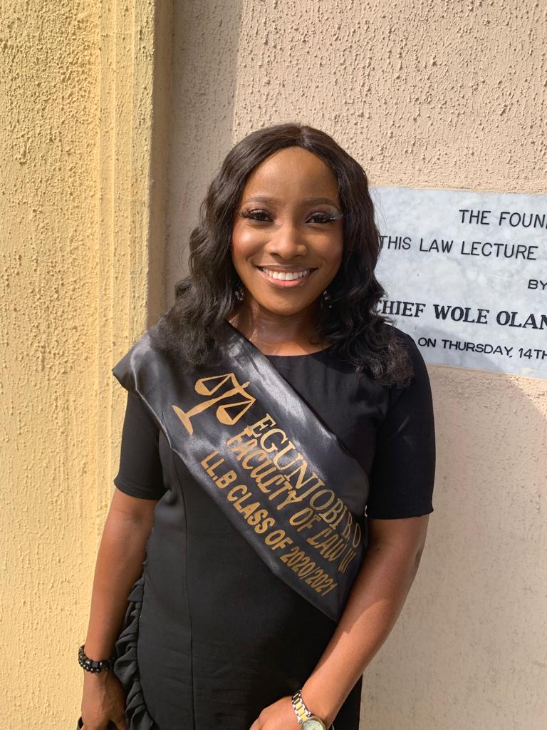 INSPIRATIONAL INTERVIEW:”I DID NOT SET OUT TO FINISH AS THE BEST  GRADUATING FEMALE LAW STUDENT, I JUST WANTED TO FINISH WELL. ” – Egunjobi&nbsp;Oluwanifemi